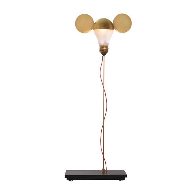 Ingo Maurer Ricchi Poveri Toto Bordlampe Messing