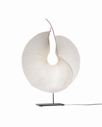 Ingo Maurer Yoruba Rose Bordlampe Hvid