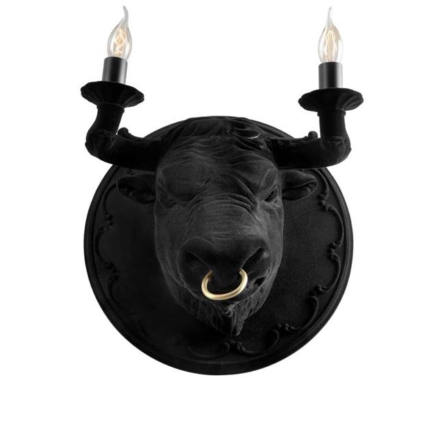 Karman Corrado Væglampe Black Velvet