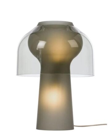 Karman Lilly Bordlampe Røget Glas