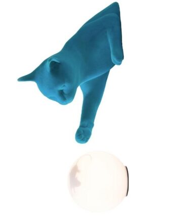 Karman Maoo Væglampe Light Blue Velvet
