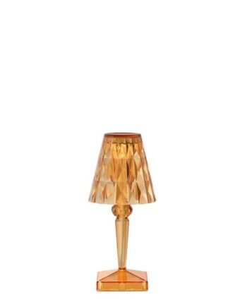Kartell Battery Transportabel Lampe Pastel Orange