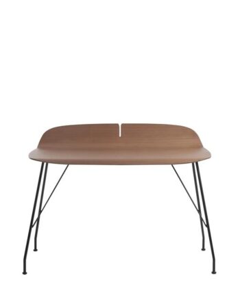 Kartell Earl Of Wood Skrivebord Krom Mørk Træ