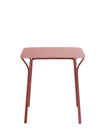 Kartell Hiray Udendørsbord Kvadrat H72 Rust