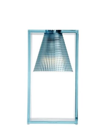 Kartell Light-air Bordlampe Sculpted Lyseblå