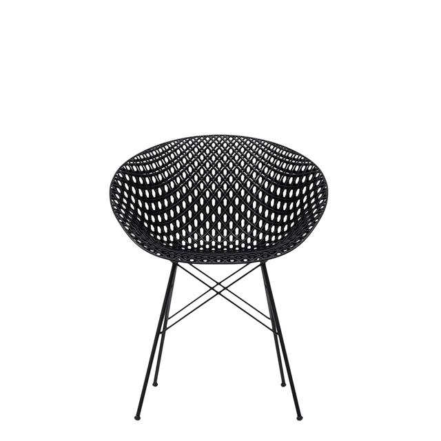 Kartell Smatrik Spisebordsstol Sort