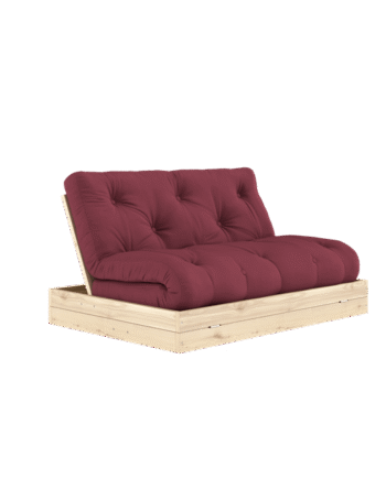 Karup Design Flip Sovesofa Med Madras 140x200 Bordeaux Raw