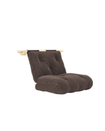Karup Design Hooked Madras Med Beslag 75x200 Chokolade Raw