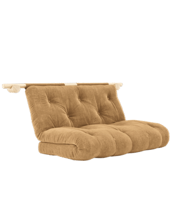 Karup Design Hooked Madras Med Beslag 135x200 Fudge Brown Raw