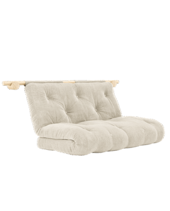 Karup Design Hooked Madras Med Beslag 135x200 Ivory Raw