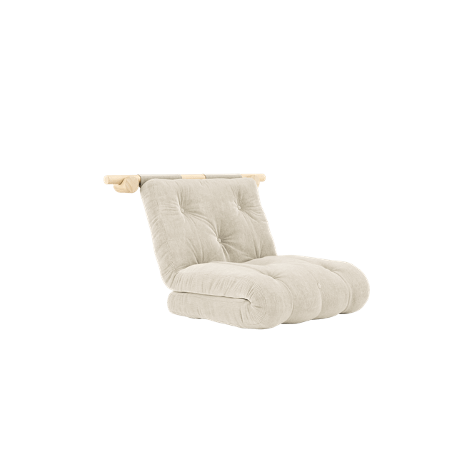Karup Design Hooked Madras Med Beslag 75x200 Ivory Raw