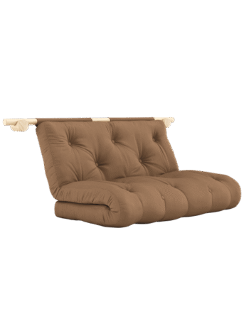 Karup Design Hooked Madras Med Beslag 135x200 Mocca Raw