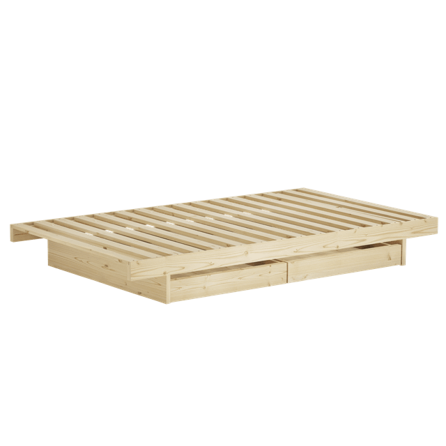 Karup Design Kanso Sengestel Med Skuffer 90x200 Raw