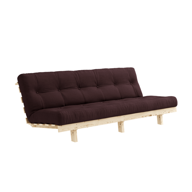 Karup Design Lean Sovesofa Med Alpha Madras 130x200 Brun Raw