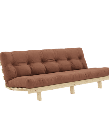 Karup Design Lean Sovesofa Med Alpha Madras 130x200 Clay Brown Raw
