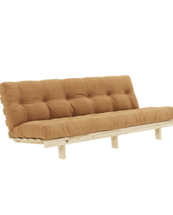 Karup Design Lean Sovesofa Med Alpha Madras 130x200 Fudge Brown Raw