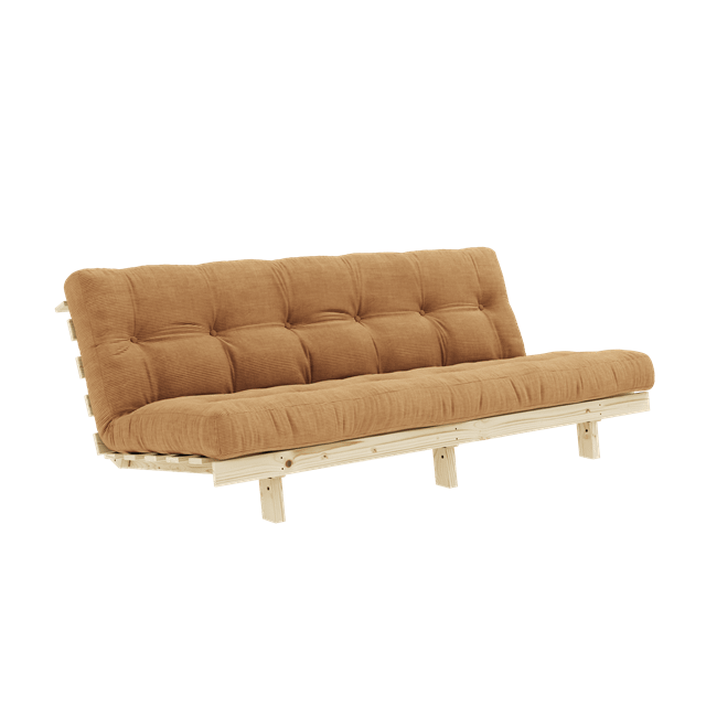 Karup Design Lean Sovesofa Med Alpha Madras 130x200 Fudge Brown Raw