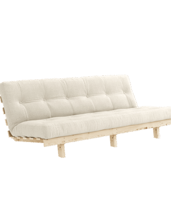 Karup Design Lean Sovesofa Med Alpha Madras 130x200 Linned Raw