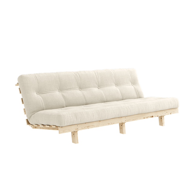 Karup Design Lean Sovesofa Med Alpha Madras 130x200 Linned Raw