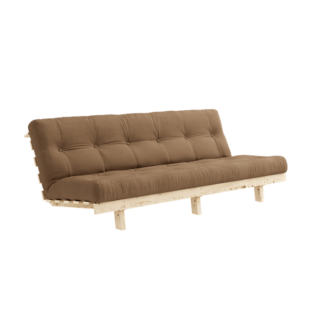Karup Design Lean Sovesofa Med Alpha Madras 130x200 Mocca Raw