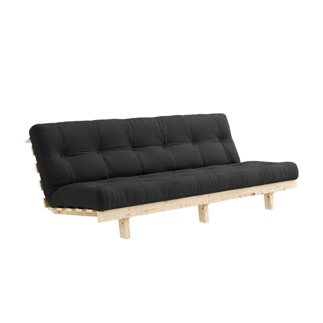 Karup Design Lean Sovesofa Med Alpha Madras 130x200 Mørkegrå Raw