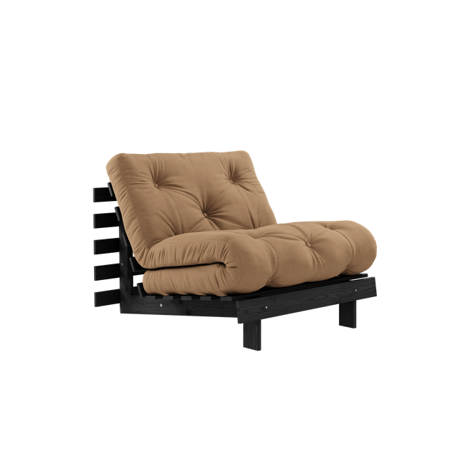 Karup Design Roots Sovesofa Med Madras 90x200 Black Night Mocca