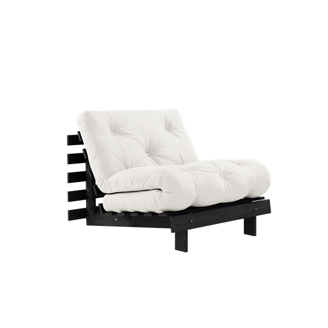 Karup Design Roots Sovesofa Med Madras 90x200 Black Night Natural