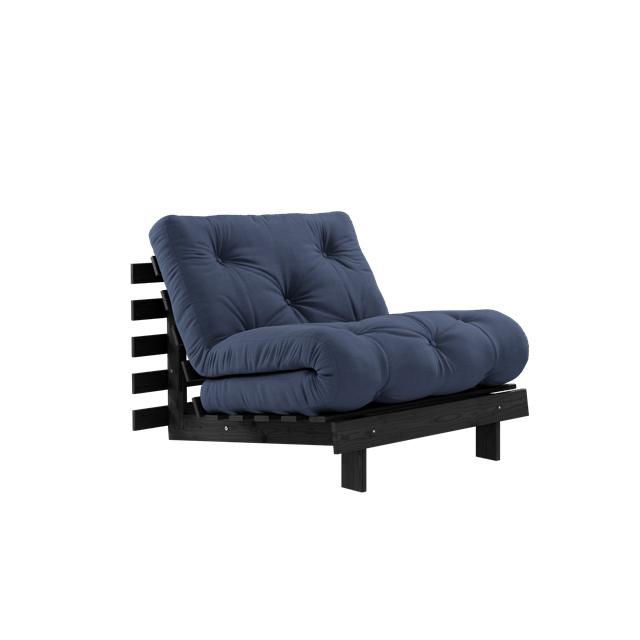 Karup Design Roots Sovesofa Med Madras 90x200 Black Night Navy