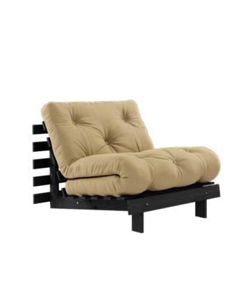 Karup Design Roots Sovesofa Med Madras 90x200 Black Night Wheat Beige