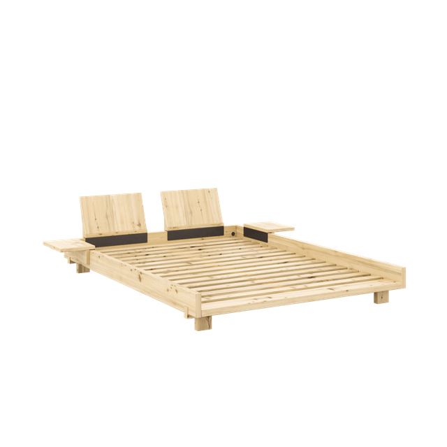 Karup Design Social Sengestel Med Stk Rygstøtte Sidebord 140x200 Raw