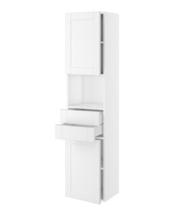Kitchn Badhøjskab Slimline     Skuffer Og   Låger  :1728  :320  :400