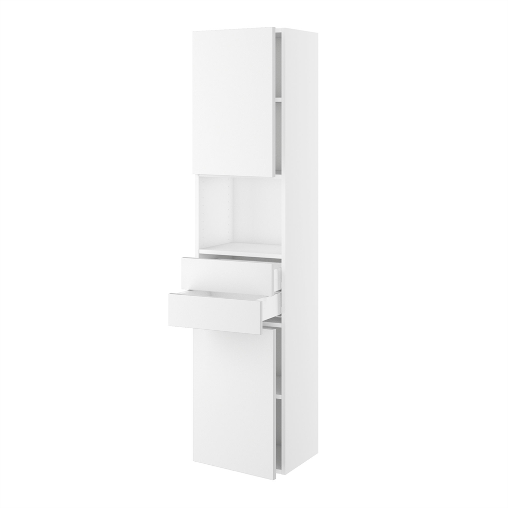 Kitchn Badhøjskab Slimline Skuffer Og Låger :1728 :320 :300
