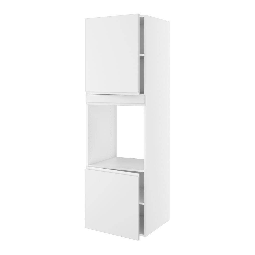Kitchn Højskab Til Ovn Micro Nichemål 656x567 Mm Låger :572 Og 700 Samt Blændstykke :1952 :580 :600