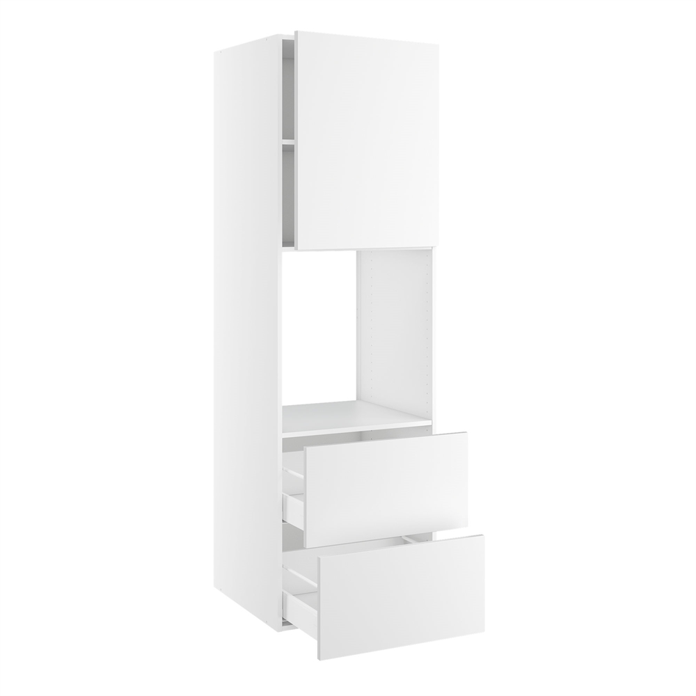 Kitchn Højskab Til Ovn Micro Nichemål 592x567 Mm Skuffer :316 Og Låge :700 :1952 :580 :600