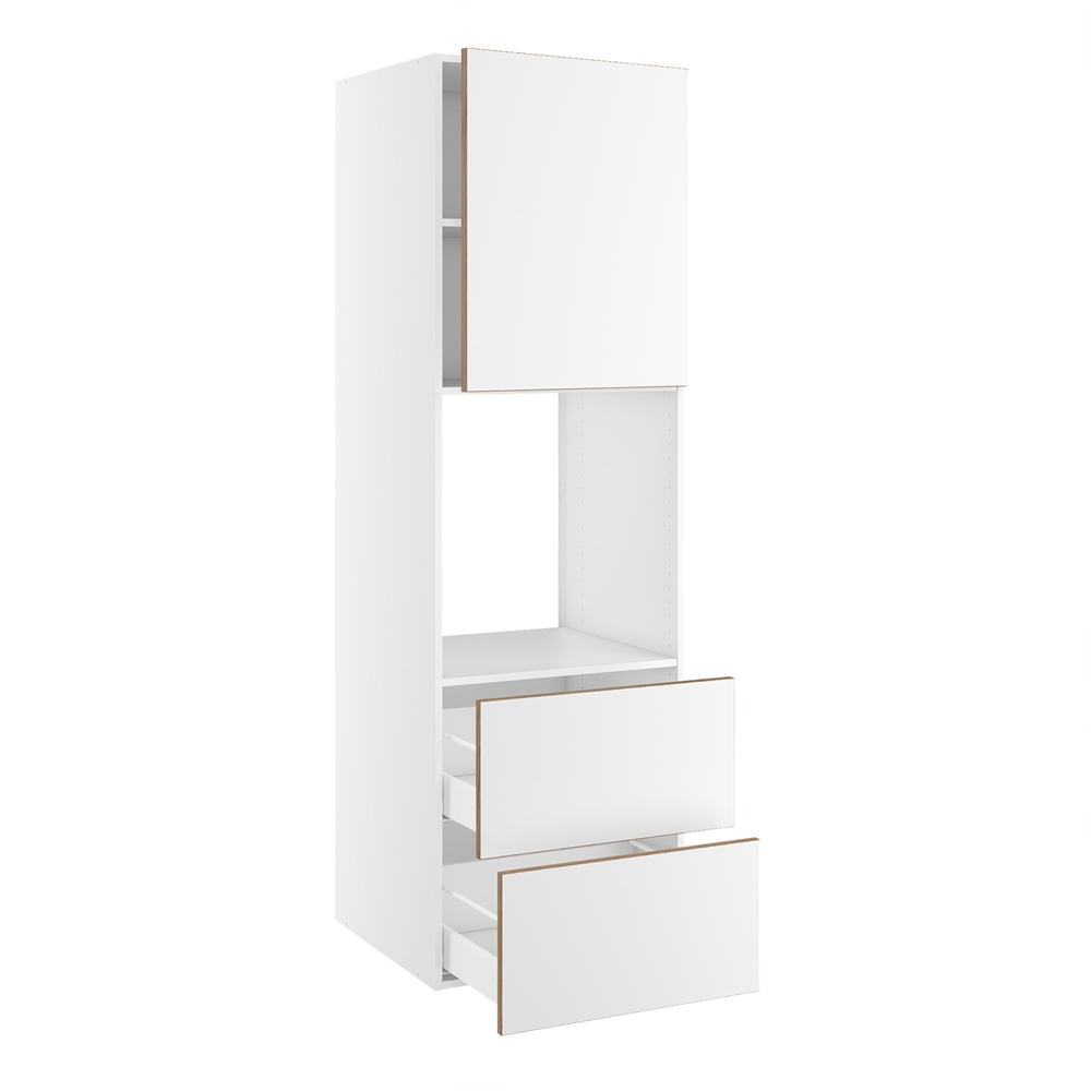 Kitchn Højskab Til Ovn Micro Nichemål 592x567 Mm Skuffer :316 Og Låge :700 :1952 :580 :600