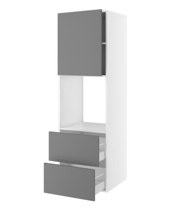 Kitchn Højskab Til Ovn Micro Nichemål 592x567 Mm    Skuffer  :316 Og Låge  :700  :1952  :580  :600