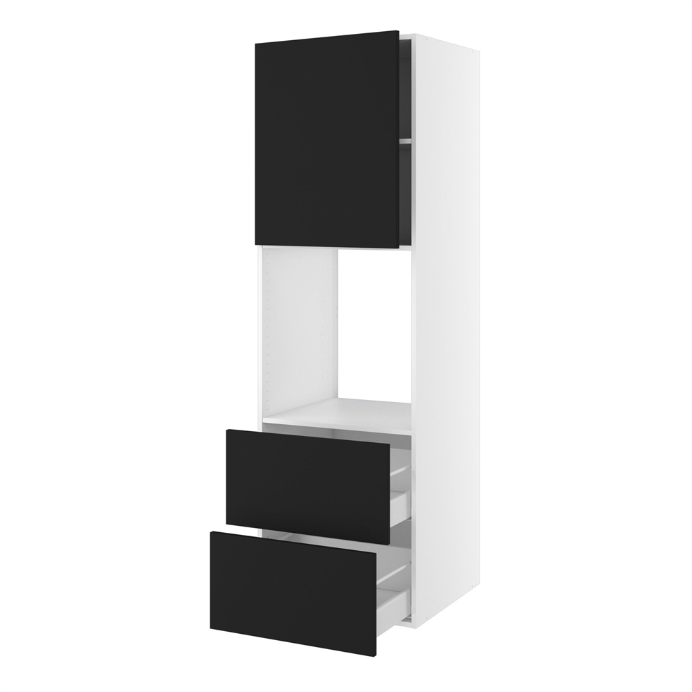 Kitchn Højskab Til Ovn Micro Nichemål 592x567 Mm Skuffer :316 Og Låge :700 :1952 :580 :600