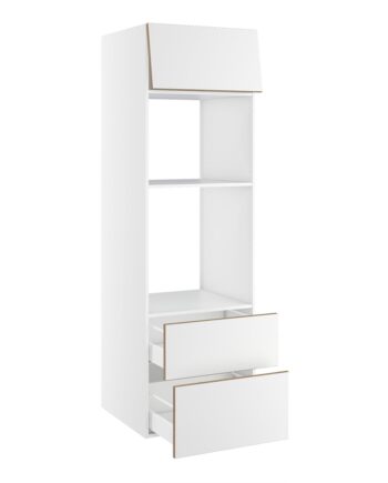 Kitchn Højskab Til Ovn Micro Nichemål 1039x567 Mm  Skuffer  :316  Og 252 Toplåge  :316  :1952  :580  :600