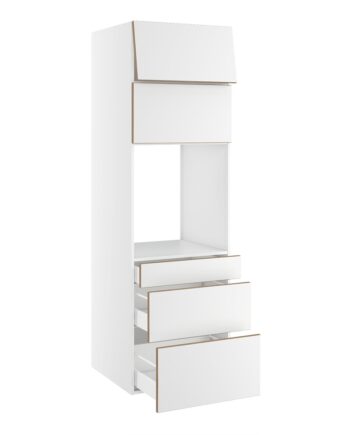 Kitchn Højskab Til Ovn Nichemål 592x567 Mm      Skuffer  :316  252 Og 124    Toplåger  :316  :1952  :580  :600