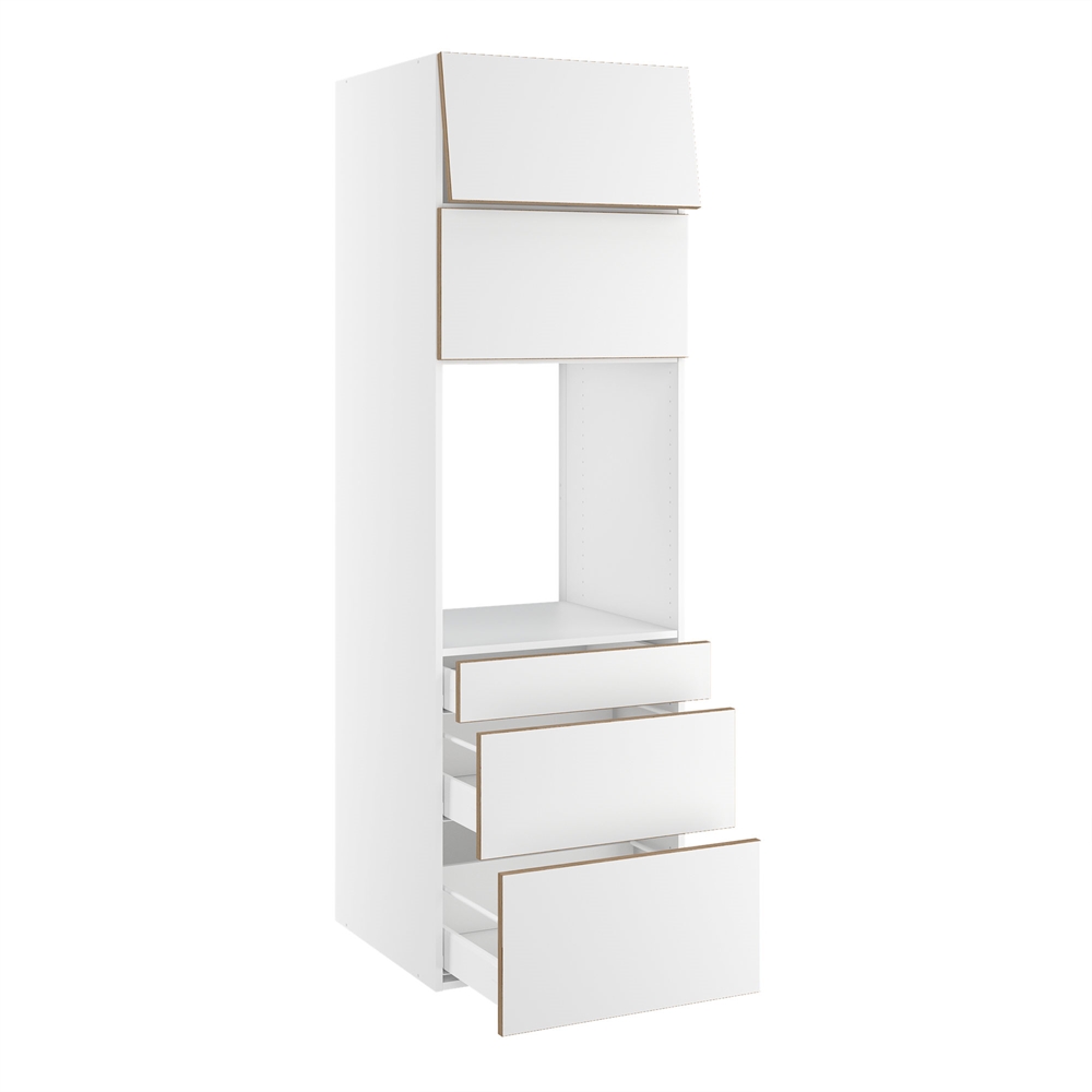 Kitchn Højskab Til Ovn Nichemål 592x567 Mm Skuffer :316 252 Og 124 Toplåger :316 :1952 :580 :600