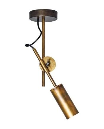 Konsthantverk Stav Spot Enkel Loftlampe Rå Messing