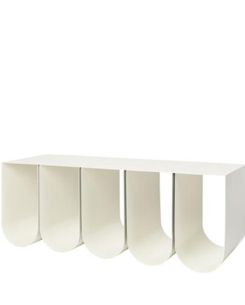 Kristina Dam Studio Curved Bænk Beige