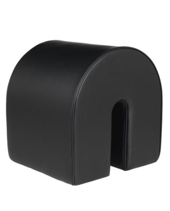 Kristina Dam Studio Curved Pouf Sort