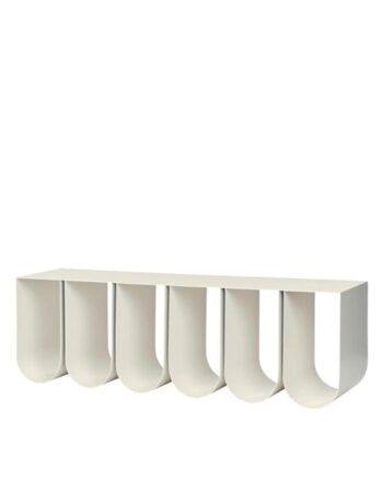 Kristina Dam Studio Curved Væghylde Beige