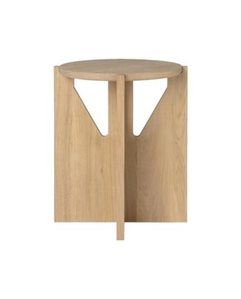 Kristina Dam Studio Simple Stool Lakeret Egetræ