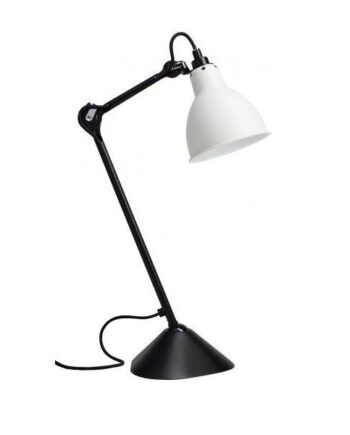Lampe Gras N205 Bordlampe Mat Sort   Hvid