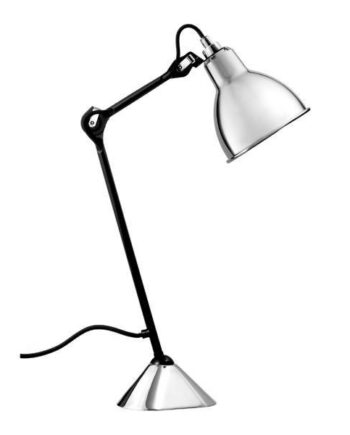 Lampe Gras N205 Bordlampe Mat Sort   Krom