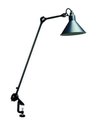Lampe Gras N201 Bordlampe Mat Sort   Mat Blå