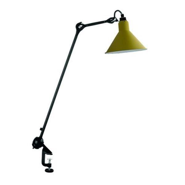 Lampe Gras N201 Bordlampe Mat Sort Mat Gul