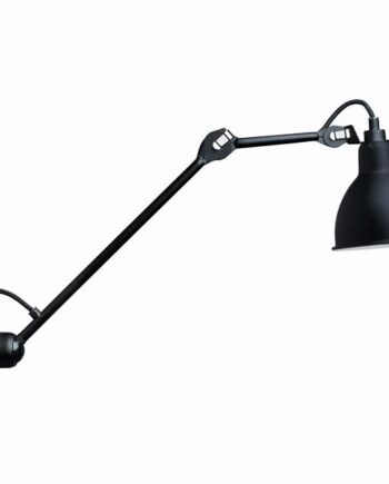 Lampe Gras N304 L40 Væglampe Mat Sort Hardwired